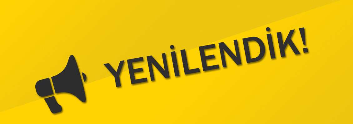 Web sitemiz yenilendi